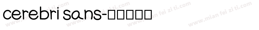 cerebri sans字体转换
